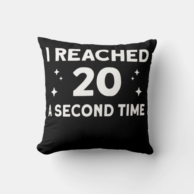 Funny 40th Birthday Outfit Birthday 40 Years old  Throw Pillow (Front)