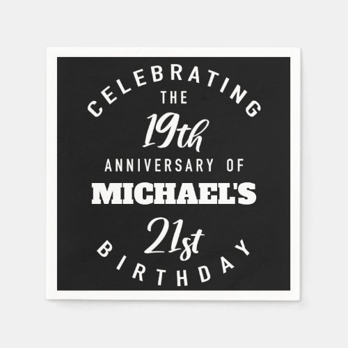 Funny 40th Birthday Personalized Napkins