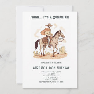 Funny 40th Mens Birthday Party Invitations