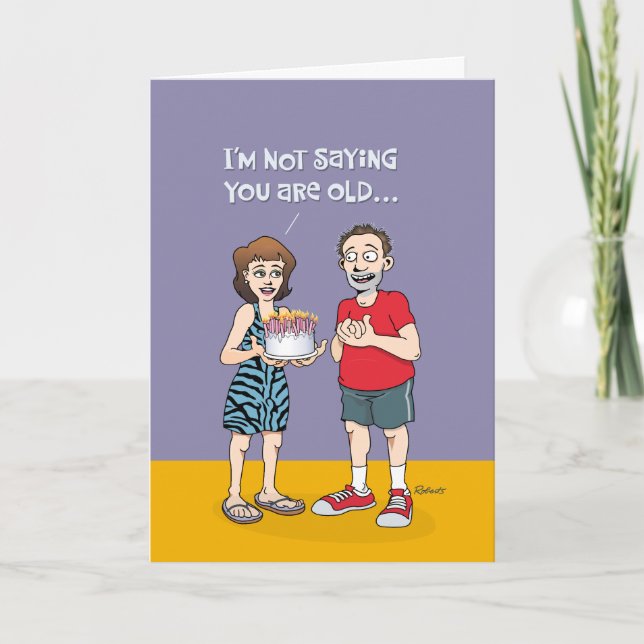 Funny 48th Birthday Card (Front)