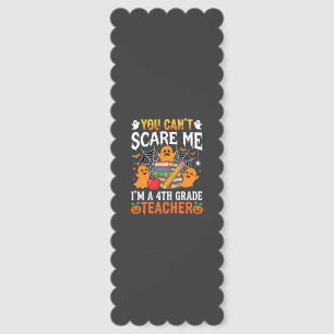 Funny 4th Grade Teacher Halloween Ghost Bookmarks