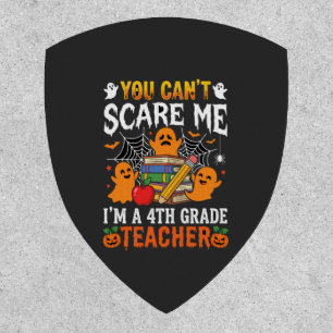 Funny 4th Grade Teacher Halloween Ghost Patch