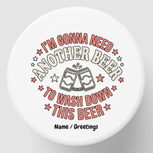 Funny 4th of July Beer Shirt Retro Another Beer  Mini Candle Favors