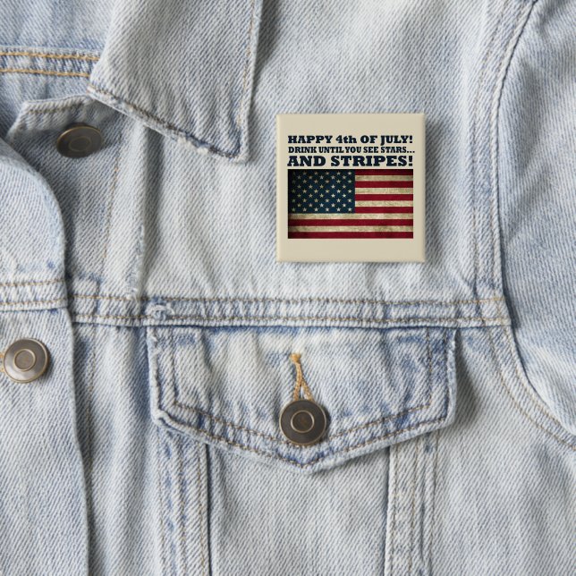Funny 4th of july button (In Situ)