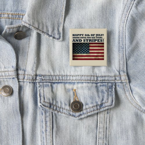 Funny 4th of july button