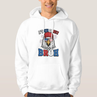 Funny 4th of July Eagle Bruh Patriotic Shirt Desig
