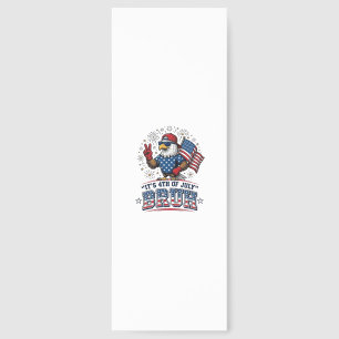 Funny 4th of July Eagle Bruh Patriotic Shirt Desig Bookmarks