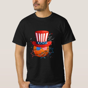 Funny 4Th Of July For Basketball Lovers T-Shirt
