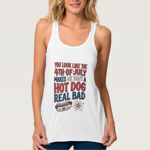 Funny 4th of July Hot Dog Patriotic Shirt Design_1