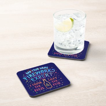 Funny 4th of July Independence Fireworks Expert V2 Coaster Funny 4th of July Independence Fireworks Expert V2 Coaster