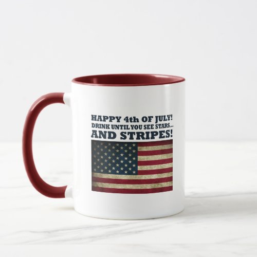 Funny 4th of july mug