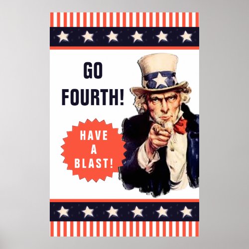 Funny 4th of July Poster