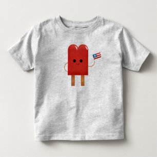 Funny 4th of July Red Popsicle With Flag Toddler T-shirt