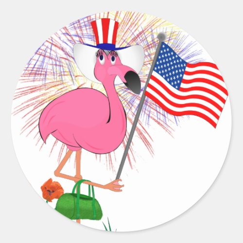 Funny 4th of July Sticker