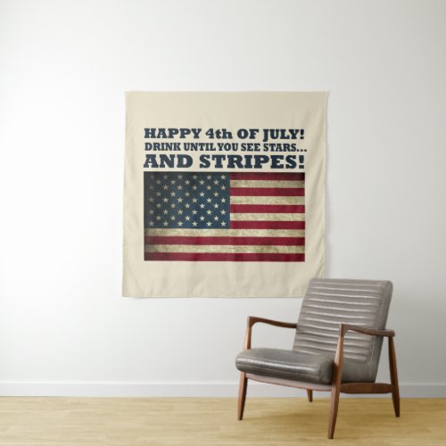 Funny 4th of july tapestry
