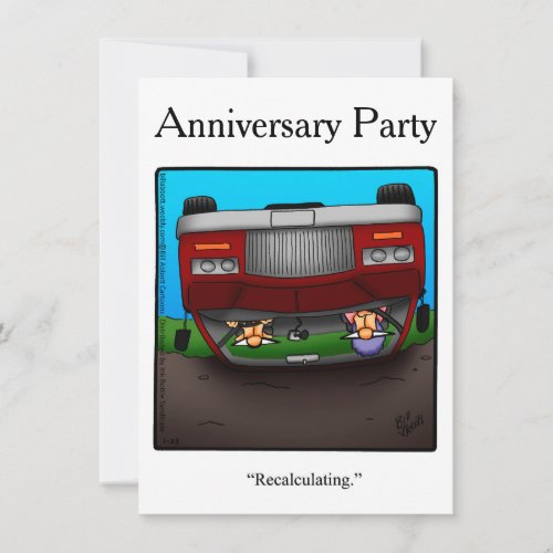 Funny 50th Anniversary Party Invitation