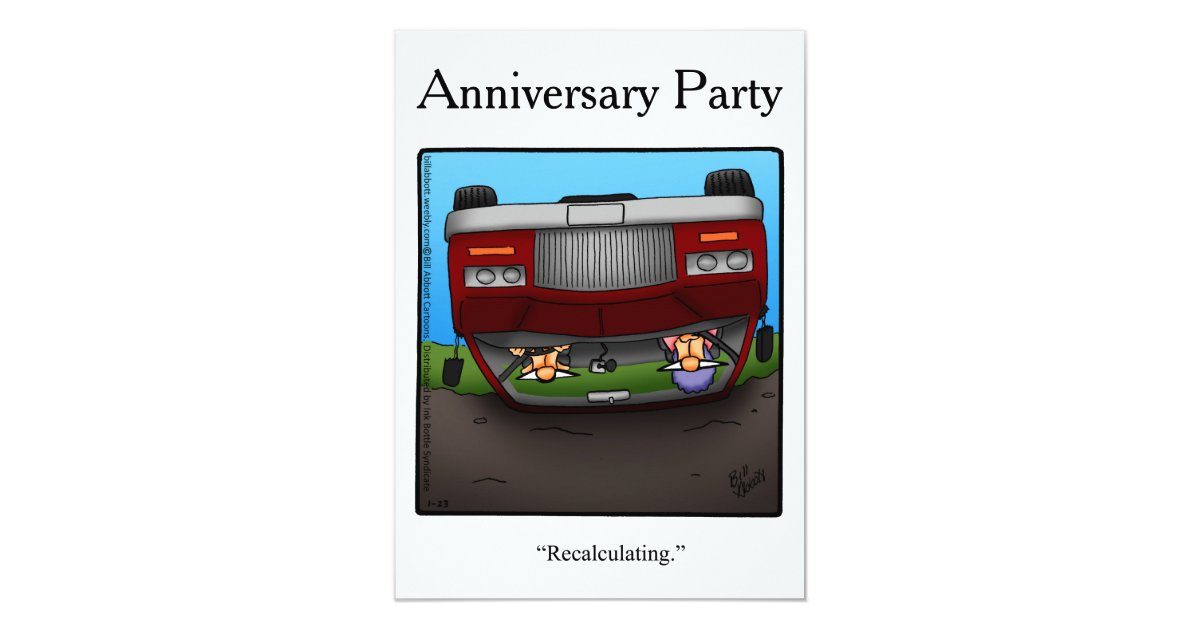 Funny 50th Anniversary Party Invitation