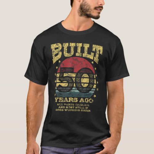 Funny 50th Birthday 50 Year Old B Day Joke Saying  T_Shirt