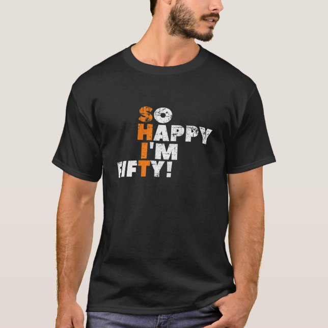 Funny 50Th Birthday Baseball Fan 50 Year Old Birth T-Shirt (Front)