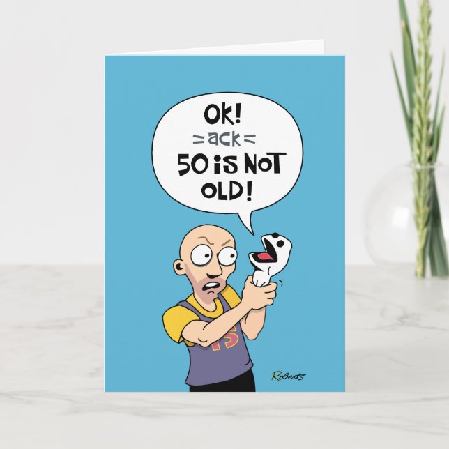 Funny 50th Birthday Card (Front)