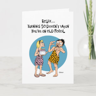 Funny 50th Birthday Card