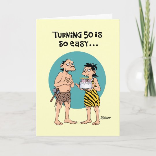 Funny 50th Birthday Card