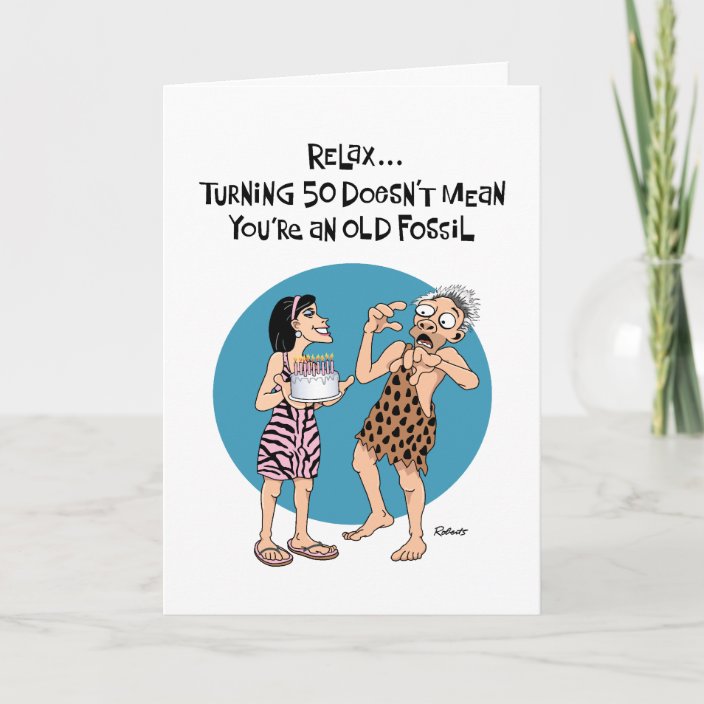 Funny 50th Birthday Card Zazzle Com