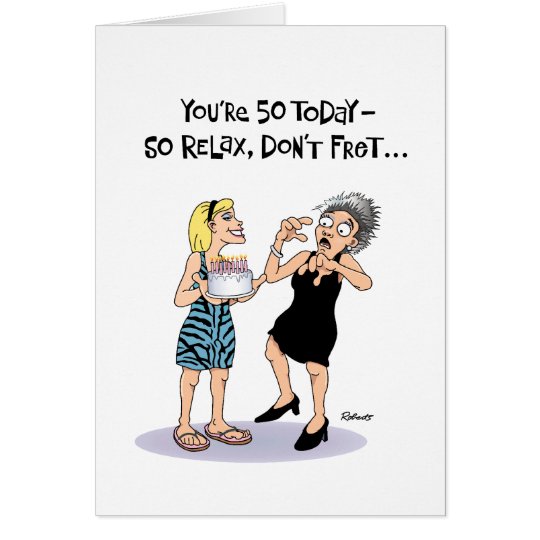 Funny 50th Birthday Card For Female Zazzle