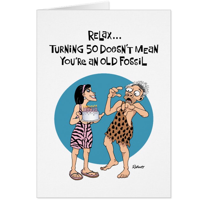 Funny 50th Birthday Card for Him
