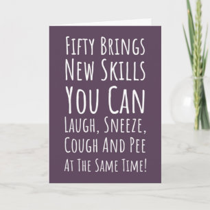 Funny 50th Birthday Cards Humor Humorous 50 Years