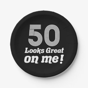 Funny 50th Birthday For Her Paper Plates