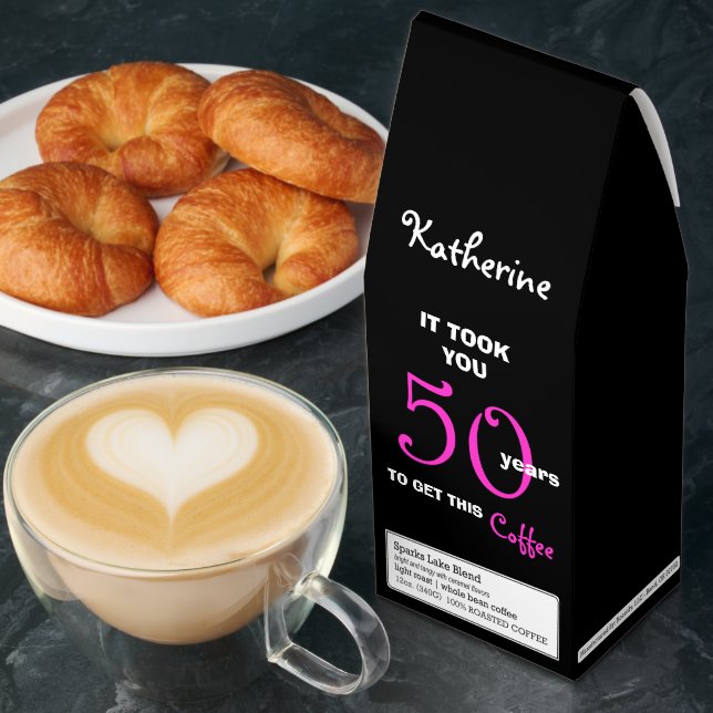 Funny 50th Birthday for Her Roasted Coffee (Breakfast)