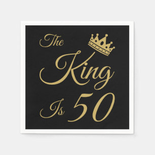 Funny 50th Birthday For Men Napkins