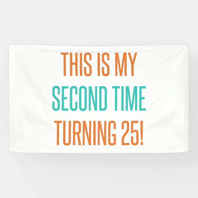 Funny 50th Birthday For Women Banner (Horizontal)