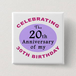 Funny 50th Birthday Gag Gifts Button