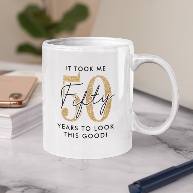 Funny 50th Birthday Gift Coffee Mug (Creator Uploaded)