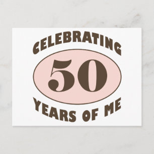 Funny 50th Birthday Gifts Postcard