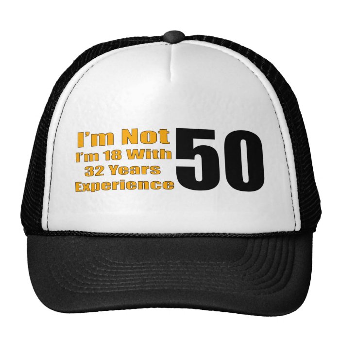 Funny 50th Birthday Hat