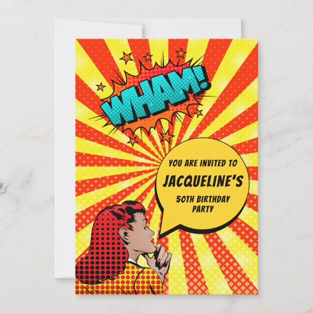 Funny 50th Birthday Invitation (Front)