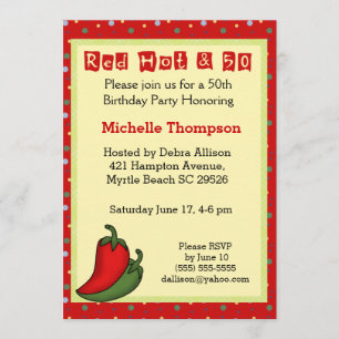 Funny 50th  Birthday Invitations