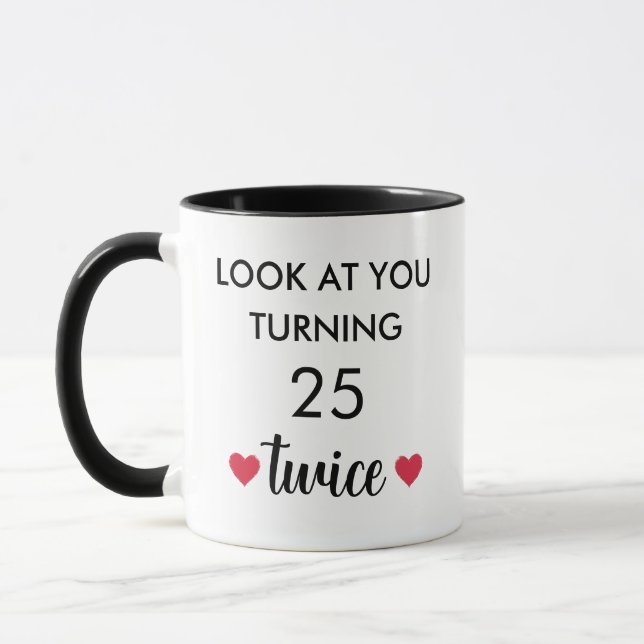 Funny 50th Birthday  Mug (Left)