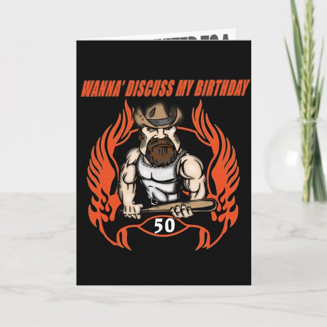 Funny 50th Birthday Party Invitations (Front)