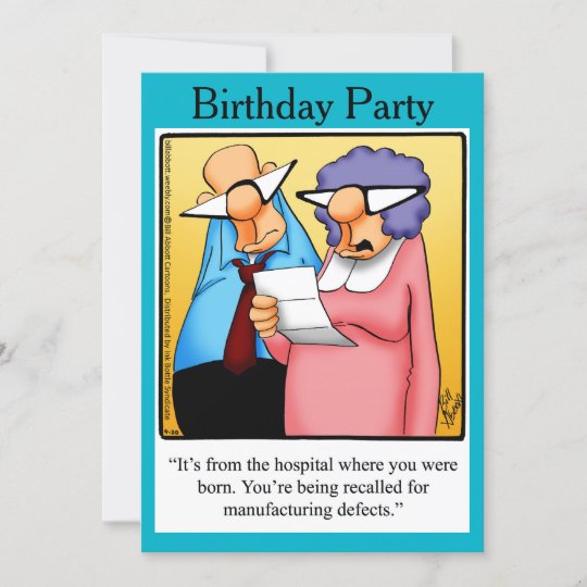 Funny 50th Birthday Party Invitations | Zazzle.com