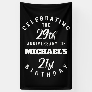 Funny 50th Birthday Personalized Banner