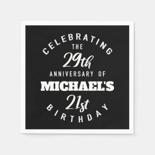 Funny 50th Birthday Personalized Napkins