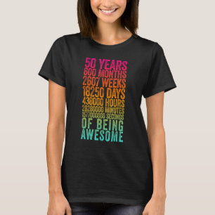 Funny 50th Birthday Shirt Old Meter Funny 50 Year