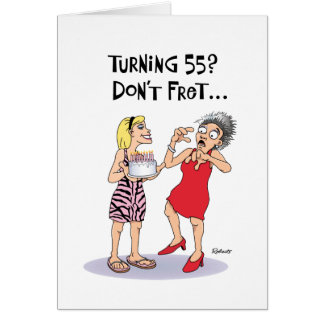 Funny 55th Birthday Cards | Zazzle