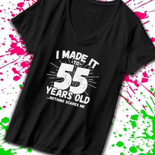 Funny 55th Birthday Quote Sarcastic 55 Year Old T_Shirt