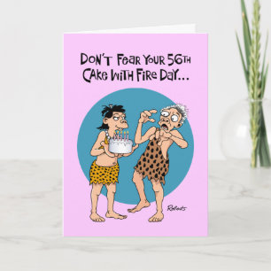 Funny 56th Birthday Card