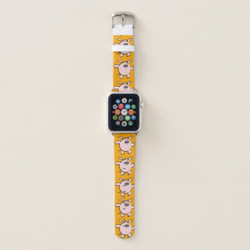 Funny 5 Cartoon Pig Choose Color A Watch band
